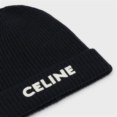 celine beanie black